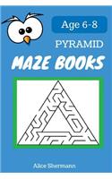 Pyramid MAZE Book for Kids Ages 6-8