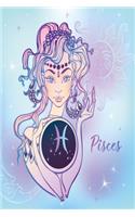 Zodiac sign Pisces Notebook