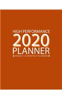 High Performance 2020 Planner Full-Year