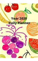 Year 2020 Fully Dated Monthly, Weekly And Daily Calender Planner