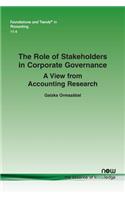 Role of Stakeholders in Corporate Governance
