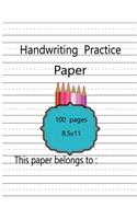 Handwriting Practice Paper