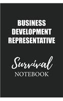 Business Development Representative Survival Notebook: Small Undated Weekly Planner for Work and Personal Everyday Use Habit Tracker Password Logbook Music Review Playlist Diary Journal