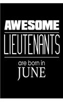 Awesome Lieutenants Are Born In June