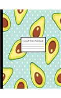 Cornell Notes Notebook: Avocado Polka Dot(1 Cornell Notes Notebooks)