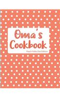 Oma's Cookbook Peach Polka Dot Edition