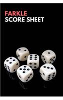 Farkle Score Sheet: Yard Dice Game Sheet for Keeping Scoring for Multi-Player Fun Board Games