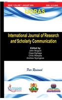 International Journal of Research and Scholarly Communication