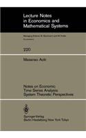 Notes on Economic Time Series Analysis: System Theoretic Perspectives