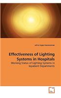 Effectiveness of Lighting Systems in Hospitals