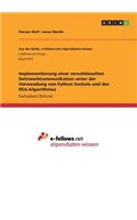 Implementierung einer verschlüsselten Netzwerkkommunikation unter der Verwendung von Python Sockets und des RSA-Algorithmus