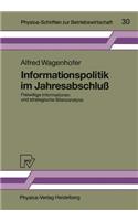 Informationspolitik Im Jahresabschluß