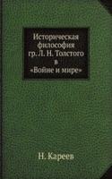 Istoricheskaya filosofiya gr. L.N. Tolstogo v 