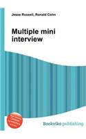 Multiple Mini Interview