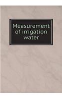 Measurement of irrigation water