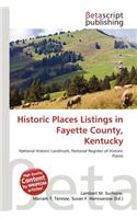 Historic Places Listings in Fayette County, Kentucky