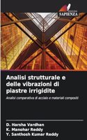 Analisi strutturale e delle vibrazioni di piastre irrigidite