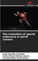 evaluation of special endurance in sprint runners
