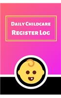 Daily Childcare Register Log