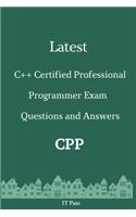 Latest C++ Certified Professional Programmer Exam CPP Questions and Answers