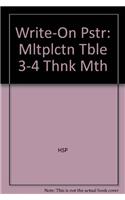 Write-On Pstr: Mltplctn Tble 3-4 Thnk Mth