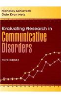 Evaluating Research in Communicative Disorders