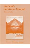 Student Solutions Manual for Elementary and Intermediate Algebra