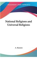 National Religions and Universal Religions