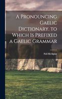 A Pronouncing Gaelic Dictionary. to Which Is Prefixed a Gaelic Grammar