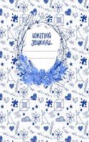 Writing Journal: A 8.5x11 Inch Matte Softcover Paperback Notebook Journal With 120 Blank Lined Pages - Story Paper - Atoms Science Hearts