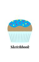 Sketchbook: Novelty Cupcake Sketchbook 8.5x11in