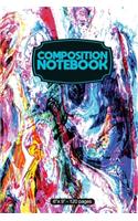 Composition Notebook: Multicolored Marble Warp 6" X 9" 120 Page Notebook