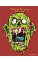 Zombie Faces Coloring Book: (1 Zombie Faces)