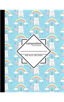 Composition Notebook Wide Ruled Lined Paper