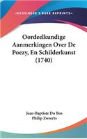 Oordeelkundige Aanmerkingen Over de Poezy, En Schilderkunst (1740)