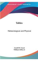 Tables: Meteorological and Physical