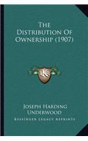 Distribution of Ownership (1907)
