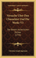 Versuche Uber Den Charackter Und Die Werke V3