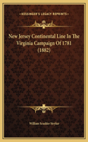 New Jersey Continental Line In The Virginia Campaign Of 1781 (1882)
