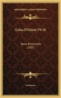 Echos D'Orient V9-10