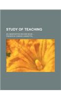 Study of Teaching; An Observation Record Book