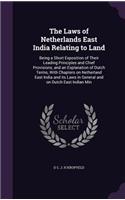 Laws of Netherlands East India Relating to Land