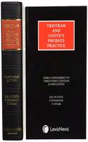Tristram and Coote's Probate Practice Set: (includes mainwork, and supplement with CD-ROM)