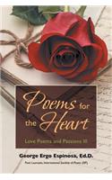 Poems for the Heart: Love Poems and Passions III(English)