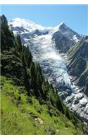 A Mountain Glacier in the Summer Nature Journal: 150 Page Lined Notebook/Diary