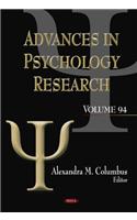 Advances in Psychology Research