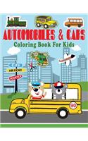 Automobiles & Cars Coloring Book For Kids