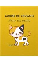 Cahier de croquis pour les petits Chat