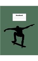 Skateboard Jump Notebook