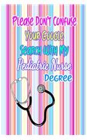Please Don't Confuse Your Google Search With My Pediatric Nurse Degree
